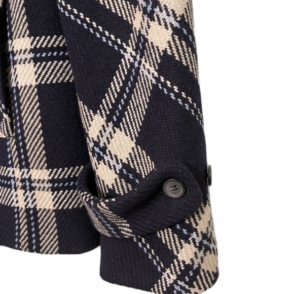 Talbots Women's Plaid Jacket - Black and White - Picture 4 of 9